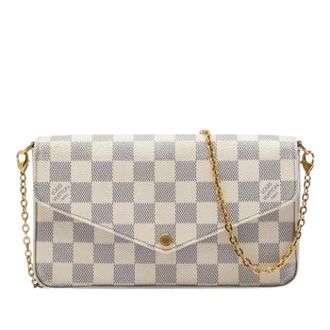 Louis Vuitton Pre-owned Pochette Felicie - Dames - Pre-owned - Wit - Maat: ONE Size