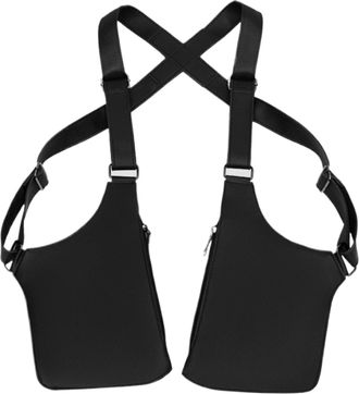 Generic Underarm Shoulder Bag For Men - Anti-Theft PU Leather Harness | Adjustable Double-Shoulder Bag, Wallet & Phone Holster, Travel, Outdoors Adventures, C