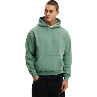 Cotton On Box Fit Hoodie in Faded Teal at Nordstrom, Size Xx-Large