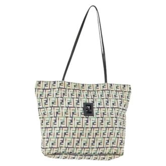 Fendi Pre-owned Tote Bags, female, Multicolor, Size: ONE SIZE Pre-owned Vintage Plastic Tote Bag