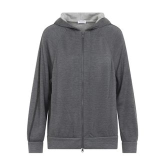 Brunello Cucinelli Dames, Sweatshirts & Hoodies, Grijs, Maat: XS Katoen