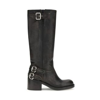 Chlo&eacute; Dakota Biker Boots - Shoes - Mujer - Negro - 38 1/2 EU