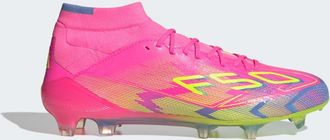 adidas adidas Performance Womens F50 Elite Mid Firm Ground Boots - Pink - Size UK 11.5