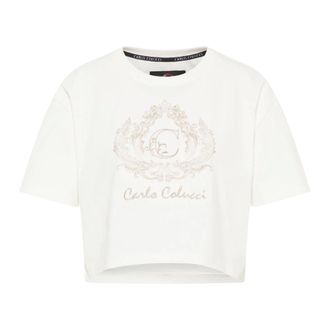 Carlo Colucci Dames, Tops, Wit, Maat: L Katoen