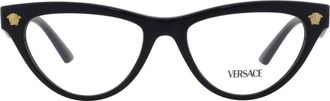Versace Demo Cat Eye Ladies Eyeglasses VE3364U GB1 52