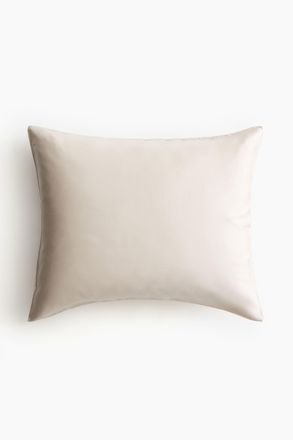 H&M Kopfkissenbezug aus Satin - Weiss