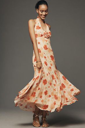 ASTR the Label Yasmeen Halter Slip Dress