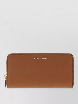 Michael Kors jet set leather clutch wallet textured