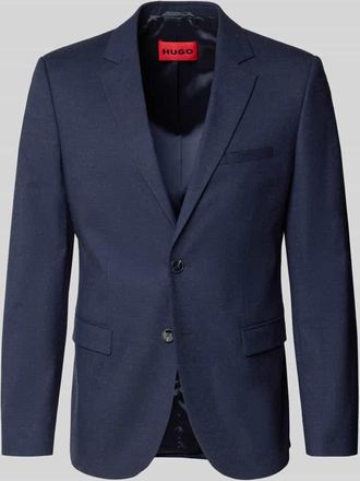 HUGO BOSS Regular Fit Anzugsakko mit Woll-Anteil Modell ARTI in Marine Melange, Größe 102