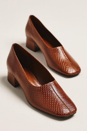 Reformation Inez Square-Toe Pumps