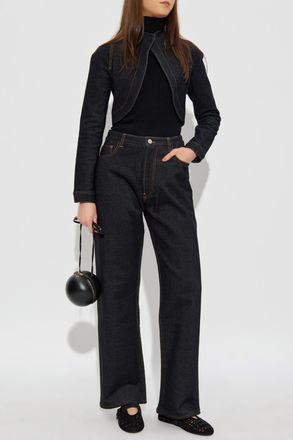 Alaia High-waisted Jeans, Womens, Navy Blue