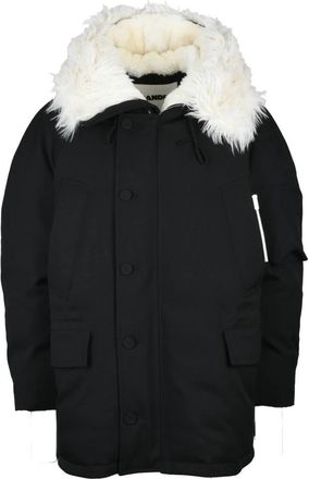 Jil Sander Giaccone impermeabile - Heren - Parka Jassen - Zwart - M - Polyester - Jassen