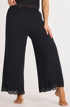 Savage x Fenty Swirly Girly Pajama Pants in Black Caviar at Nordstrom, Size 1X