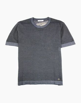 Versace Collection Mens Versace Collection Back Logo Medusa T-shirt Black - Size: 42