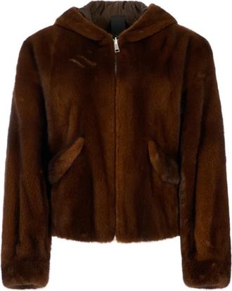 BLANCHA Korte Jas - Dames - Jassen - Bruin - S - Jassen