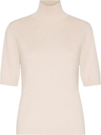 Max Mara Jersey MM - Dames - Coltruien - Beige - M - Truien & Vesten