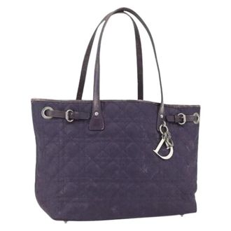Dior Pre-owned Tote Bags, female, Purple, Size: ONE SIZE Pre-owned Vintage Tote Bag