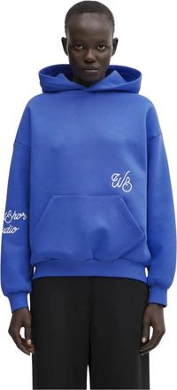 Worst Behavior Gustaf Hoodie - Dames - Hoodies - Blauw - XL - Katoen - Hoodies & sweatvesten