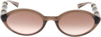 Gucci Zonnebril - unisex - Accessoires - Bruin - Maat: ONE Size
