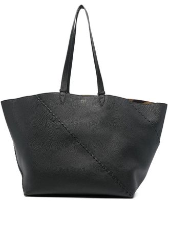 Fendi Borsa tote Selleria Diagonal grande - Nero