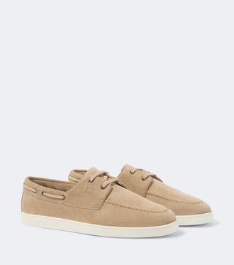 Churchs Peebles suede boat shoes