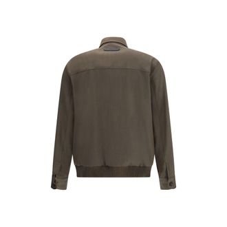 Brioni Mens Bicolor Wool Coat Clothing