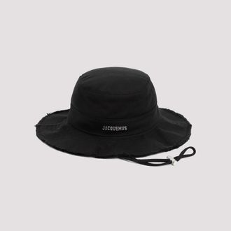 Jacquemus Black Logo Bucket Hat
