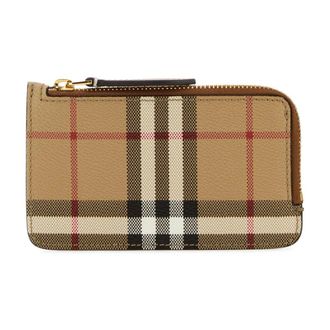 Burberry Wallets & Cardholders, female, Multicolor, Size: ONE SIZE Printed Canvas Card Holder