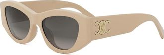 Celine Triomphe Zonnebril - unisex - Zonnebrillen - Beige - ONE Size - Accessoires