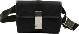 Gucci unisex, Pre-owned, Zwart, Maat: ONE Size Leer