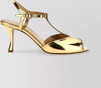 Ferragamo leather ely sandals
