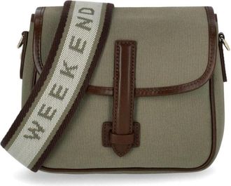 Max Mara Gap Shoulder Bag - Dames - Schoudertassen - Beige - ONE Size - Katoen - Tassen