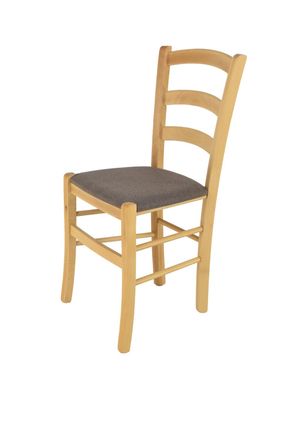 Tommychairs Tommychairs Silla Venice En Haya Color Natural, Asiento Tela Corzo