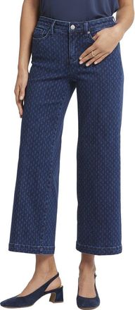 NYDJ Nydj Teresa Indigo Maison Geo Wide Leg Jean
