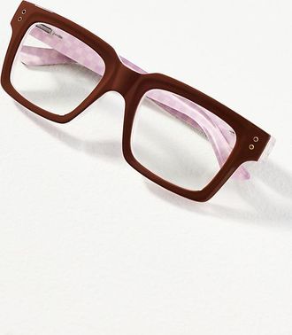 Peepers XOXO Square Blue Light Readers