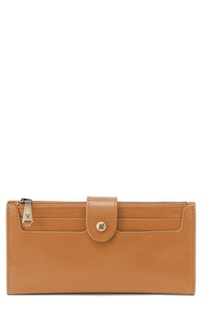 Hobo Dunn Leather Continental Wallet in Natural at Nordstrom