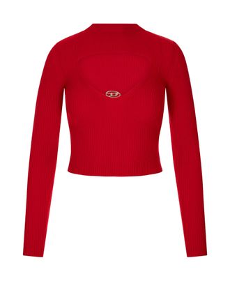 Diesel M-Olina Sweater In Formula Red