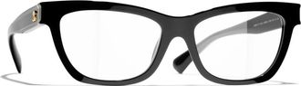 Chanel Cat-eye Brillen - Dames - Accessoires - Zwart - Maat: 55 MM