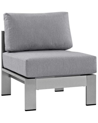 ModWay Outdoor Shore Armless Sectional Outdoor Patio Aluminum Chair