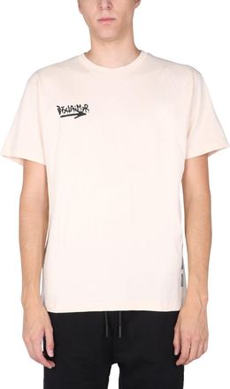 Disclaimer T-Shirt With Screen Print-Uomo