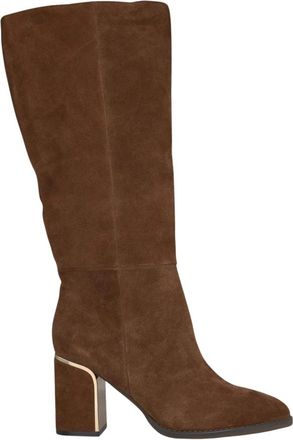 Alma En Pena Boot met brede hak - Dames - Laarzen met Hak - Bruin - 36 EU - Schoenen