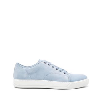Lanvin Blueberry/White Toe-Capped Trainers