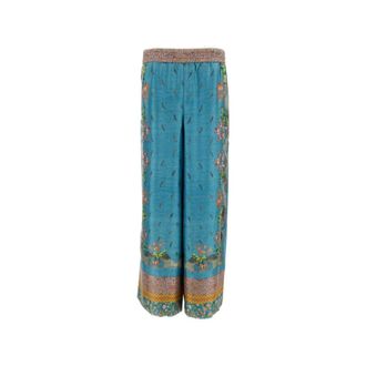 Pierre-Louis Mascia Wide Trousers, female, Blue, Size: M Wide Trousers
