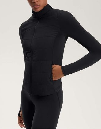 Oysho Giacca tecnica con imbottitura Fellex volcanic nera-Nero