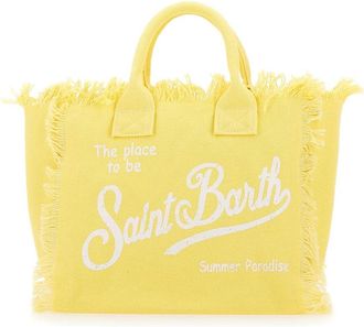 MC2 Saint Barth Colette Handbag - Dames - Shoppers - Geel - ONE Size - Katoen - Tassen