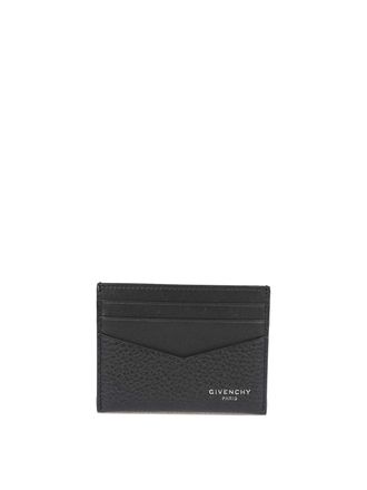 Givenchy Card Holder In Grained Leather