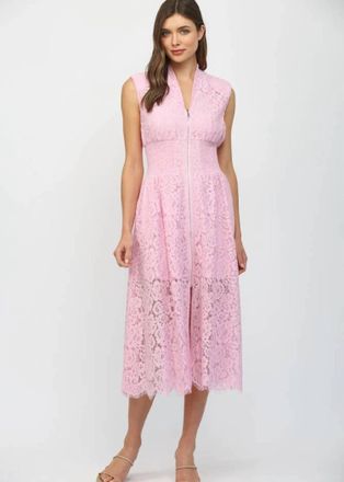 Fate Carolyn Midi Dress In Lilac