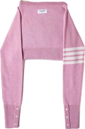 Thom Browne Pink Wool Clutch