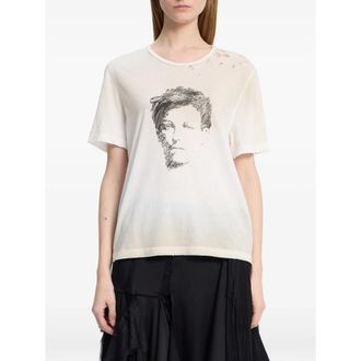 Ann Demeulemeester Distressed T-shirt