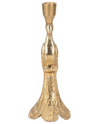 Sagebrook Home 10In Peacock Taper Candle Holder